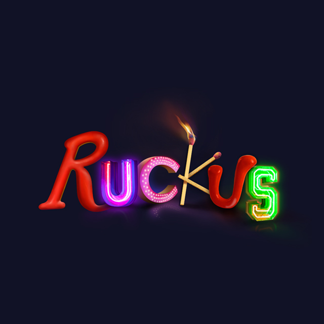 Ruckus logo design by Zero Budget Agency