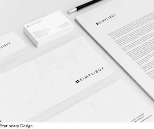 Corporate stationary design for Simplibuy